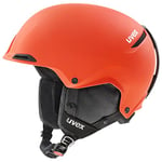 uvex Jakk+ Ias - Casque de Ski pour Hommes et Femmes - Réglage de la Taille Individuel - Ventilation Optimisée - Fierce Red Matt - 52-55 cm