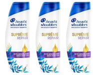 3x Head & Shoulders Supreme Repair With Argan And Avocado Oil 250ml