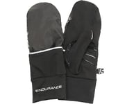 Endurance Juoksuhanskat Silvertonrun Mittens L unisex Black