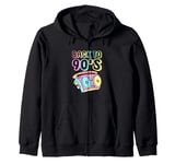 Retro Style 90s Cassette Tape Player Back To 90s Zip Hoodie