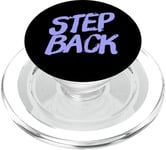 Pour les gens drôles, citation en deux mots de Step Back PopSockets PopGrip pour MagSafe