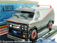 THE A-TEAM MODEL VAN GMC VANDURA 1:43 SIZE 1983 A TEAM TV SERIES GREENLIGHT T3