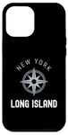 iPhone 12 Pro Max Long Island New York Vintage LI NY Compass Established 1640 Case