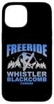 Coque pour iPhone 15 Freeride Snowboard Sifflet Blackcomb Canada