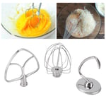 Stand Mixer Attachment Tilt Head Stand Mixer Accessories Flat Beater 3Pcs Dough