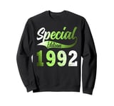 Year Of Birth 1992 Birthday Design Vintage Born In 1992 Sweatshirt