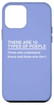 Coque pour iPhone 12 mini Il y a 10 types de personnes drôles de nerd disant