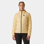 Helly Hansen Dame Lifaloft Hette Isolert Jakke Gull L