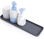 Organisateur d'évier, Organisateur de Salle de Bain, Organisateur de lavabo, Support éponge en Silicone pour comptoir, Salle de Bain, Cuisine ou évier, Support éponge antidérapant pour évier