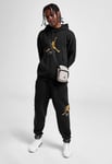 Nike Mens Sportswear Standard Issue Hooded Tracksuit Set in Black Fleece - Size Medium