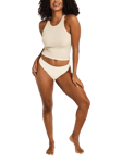 Modibodi Au Naturel Seamfree Moderate to Heavy Absorbency Period Bikini Knickers, Lychee