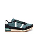 Lacoste Partner Retro 319 1 SMA Mens Green/Black Trainers - Blue Leather - Size UK 9.5