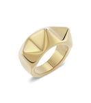 Peak Rivet Ring Gold