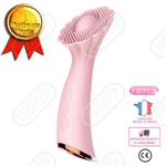 LSC® Kvinnlig onani enhet blomhorn nöje massage stick värme 7 frekvens magnetisk vibration stansning