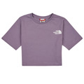 T-shirt enfant The North Face  GIRLS S/S CROP SIMPLE DOME TEE