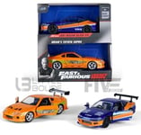 JADA TOYS 1/32 - NISSAN SILVIA &AMP; TOYOTA SUPRA TWIN PACK - FAST AND FURIOUS 3