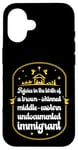 Coque pour iPhone 16 Réjouissez-vous de la naissance d'un Moyen-Orient à la peau brune