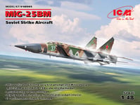 Mig-25 Bm, Soviet Strike Avion 1:48 Plastique Model Kit Icm