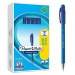 Paper Mate Flexgrip Ultra Ballpoint Pens, Medium Point (1.0mm), Handwriting Pens & Stationery Supplies, Blue Pen Set, 12 Count