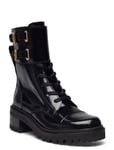 Mallory Shoes Boots Ankle Boots Laced Boots Black See By Chloé