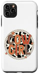 Coque pour iPhone 11 Pro Max Peau de vache et corde Cowgirls Let's Go Girls Western Cowgirls