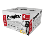 Energizer LED-pære GU10 375LM 36° Varm hvit 4W 4 stk. - I eske (Tilsvarende 50W)