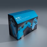 Gioteck - VX4 Premium Wired Controller with mini-jack port VX4 Blue for PS4 & PC