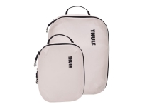 Thule Compression Cube - Set - bag set for clothes - 100D ripstop nylon - vit