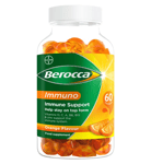 Berocca Immuno Orange Flavour 60 Gummies