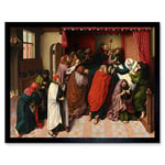 Artery8 Master Amsterdam The Death Of The Virgin Painting Art Print Framed Poster Wall Decor 12x16 inch