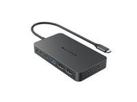 Hyper Hd7002gl, Usb 3.2 Gen 1 (3.1 Gen 1) Type-C, 3,5Mm, Hdmi, Usb 3.2 Gen 1 (3.1 Gen 1) Type-A, Usb 3.2 Gen 1 (3.1 Gen 1) Type-C, 10000 Mbit/S, 60 Hz, 3840 X 2160, Svart