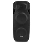 Active DJ Speaker Twin 15" Woofer Bluetooth Streaming PA Disco 1200W Amplifier