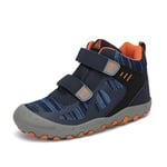 Mishansha Chaussures de Randonnée pour Garçon Trekking Fille Bottes Confortables Chaussures de Sport Enfant Chaussures D'Extérieur Légères Chaussures de Marche, Trek Bleu 24