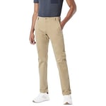 Dockers Men's Smart 360 Flex Alpha Slim Pants, Brown (New British Khaki 0000), 40W / 32L