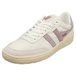 Gola Falcon Womens Casual Trainers in White Lily - 3 UK