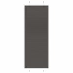 Plisserad persienn svart 70x200 cm tyg bredd 69,4 cm polyester