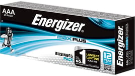 Energizer Batterier Max Plus AAA/E92 (20-pk)