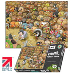 Funny Christmas at Chaos Turkey Farm 1000 Piece Jigsaw Puzzle Xmas Gift Idea