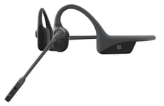 AfterShokz OpenComm Casque Bluetooth à Conduction Osseuse Gris Ardoise/Noir