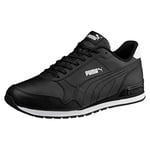 PUMA Unisex ST Runner v2 Full L Sneakers, Puma Black-Puma Black-Puma White, 8.5 UK