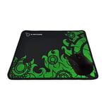 G-MOTIONS Tapis de Souris Gaming Brodé - Revêtement Absorption Liquide - Idéal Tout Type de Souris - Tapis Gamer (S : 20 X 25 CM (Flamme))