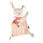 Sigikid 39772 Doudou en Forme de Lapin - Rose/Blanc