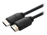 Microconnect - High Speed - Hdmi-Kabel Med Ethernet - Hdmi Hann Til Hdmi Hann - 1.5 M - Trippel Beskyttelse - Svart - Innendørs, Støtte For Dolby Dts-Hd Master Audio, Støtte For Dolby Truehd, 4 K 60 Hz (4096 X 2160) Støtte