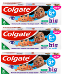 3x Colgate - BIG Magic Toothpaste 6+ Years - Changes Colour | Mint - 50ml