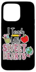 Coque pour iPhone 15 Pro Max Crayon Apple I Teach Little Sweethearts Classroom