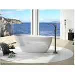 Azura Home Design - Baignoire îlot goya 142x62 cm/160x70 cm - Dimensions: 160 x 70 cm