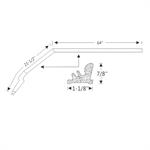 Steele Rubber Products 60-0735-68 gummilist tak/dörr hardtop