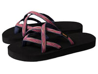 Teva girls OlowahuSandal, Palms Indigo/Rose Violet, 11 Little Kid