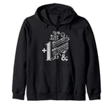 Dungeons & Dragons Birthday Plus One With Age Comes Wisdom Zip Hoodie