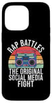 Coque pour iPhone 14 Pro Max Rap Battles The Social Media Fight Hip Hop des années 90